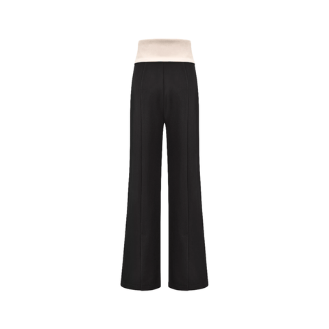 Savage-inside-out contrast-color trousers