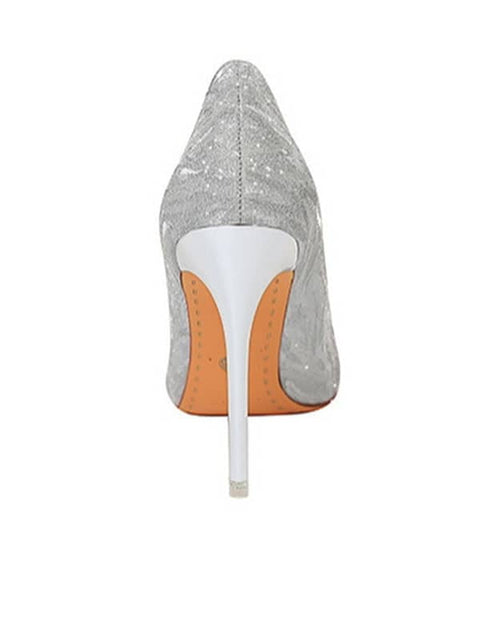 Sequin Fabric Pointed Toe&Pumps