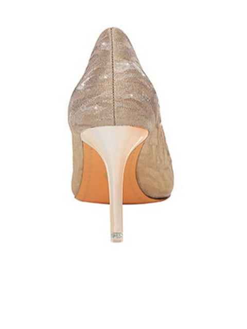 Sequin Fabric Pointed Toe&Pumps