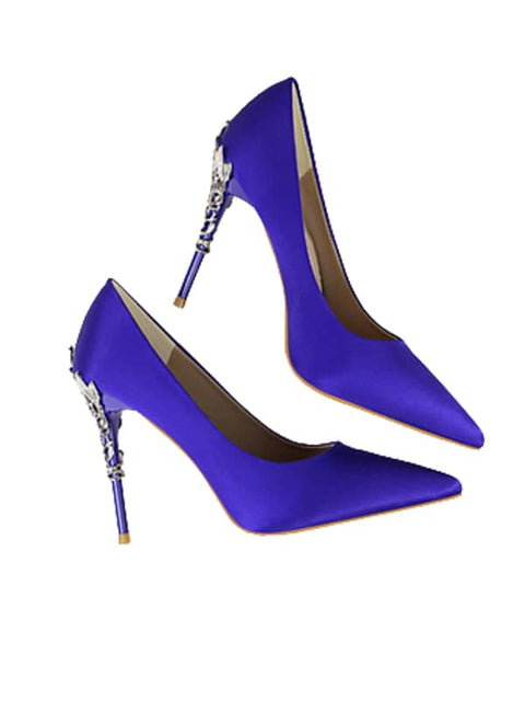 Metal Stiletto Pointed Toe Pump